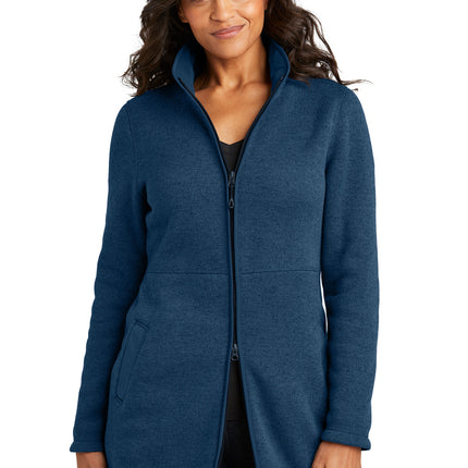 Port Authority ® Women's Arc Sweater Fleece Long Jacket L425