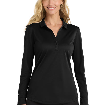 Port Authority  ® Women's Silk Touch     Performance Long Sleeve Polo. L540LS