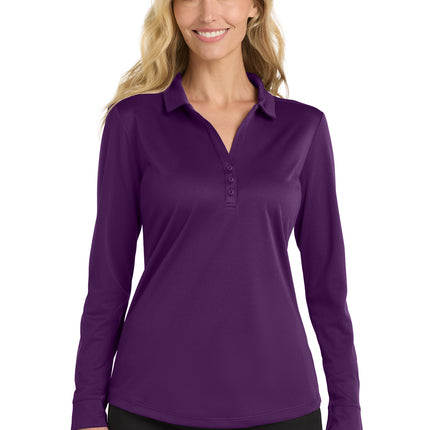 Port Authority  ® Women's Silk Touch     Performance Long Sleeve Polo. L540LS