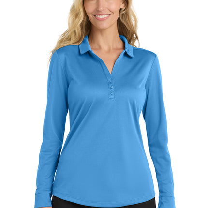 Port Authority  ® Women's Silk Touch     Performance Long Sleeve Polo. L540LS