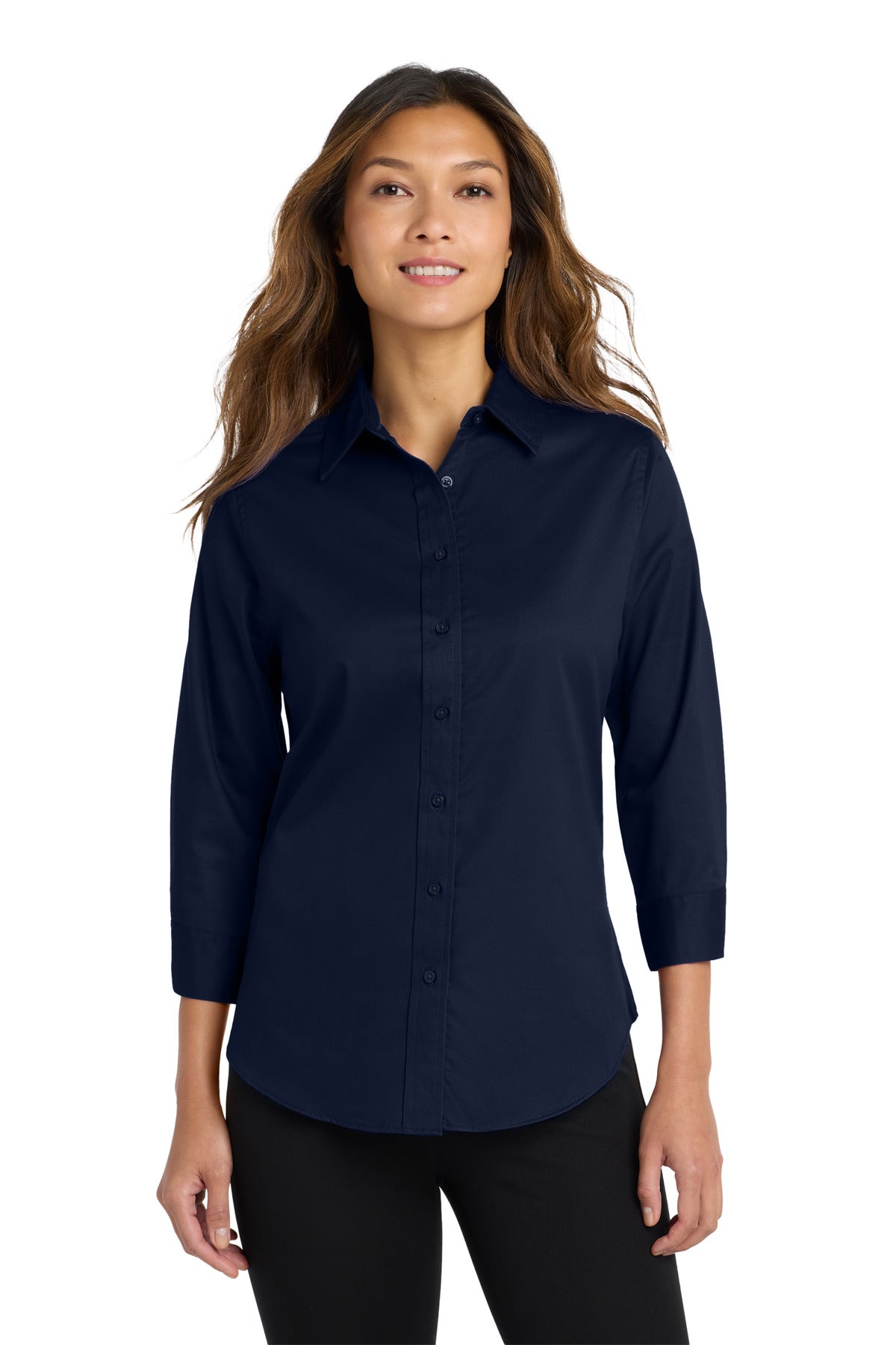 Port Authority® Women's 3/4-Sleeve Easy Care Shirt L612