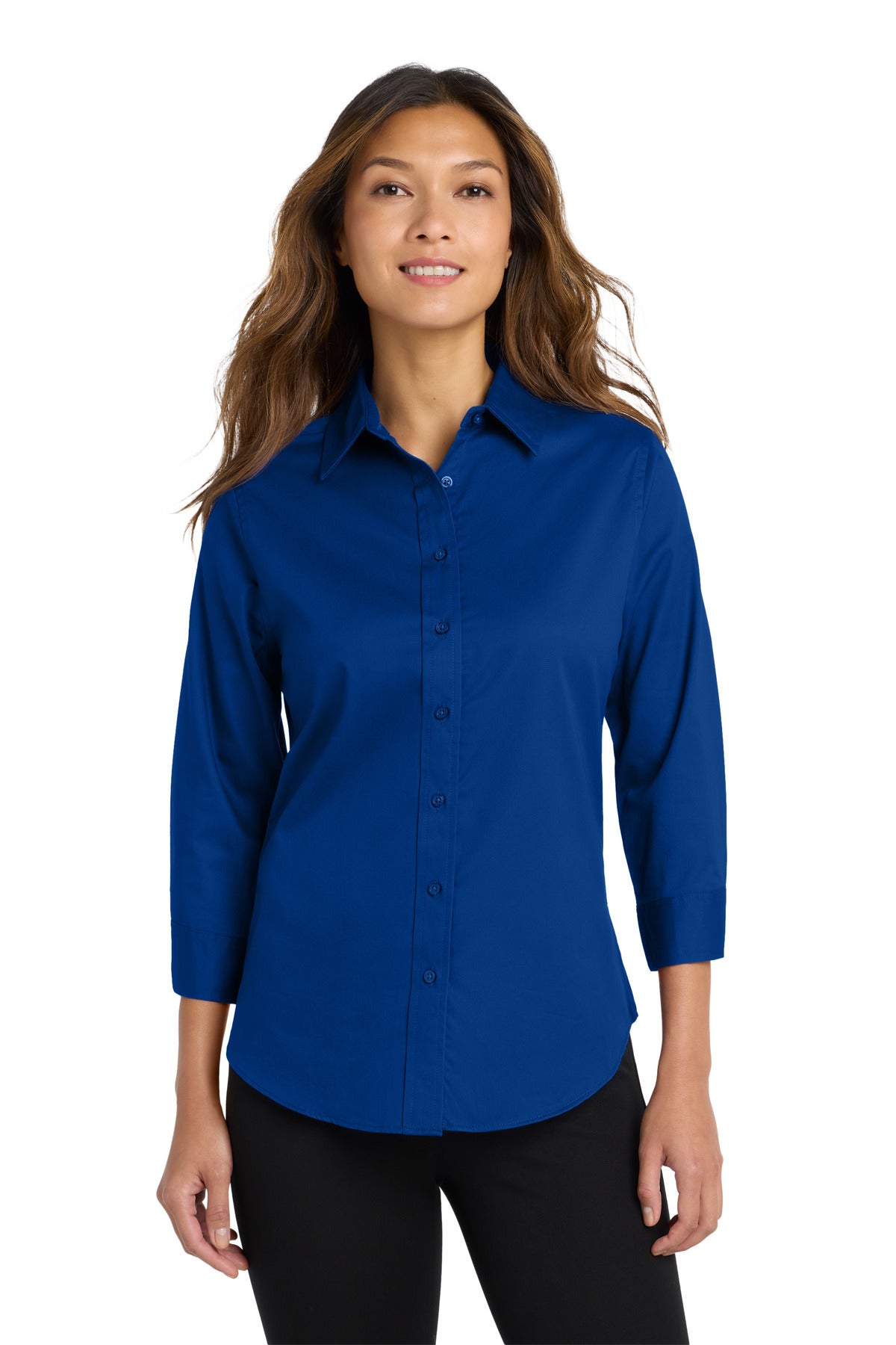 Port Authority® Women's 3/4-Sleeve Easy Care Shirt L612