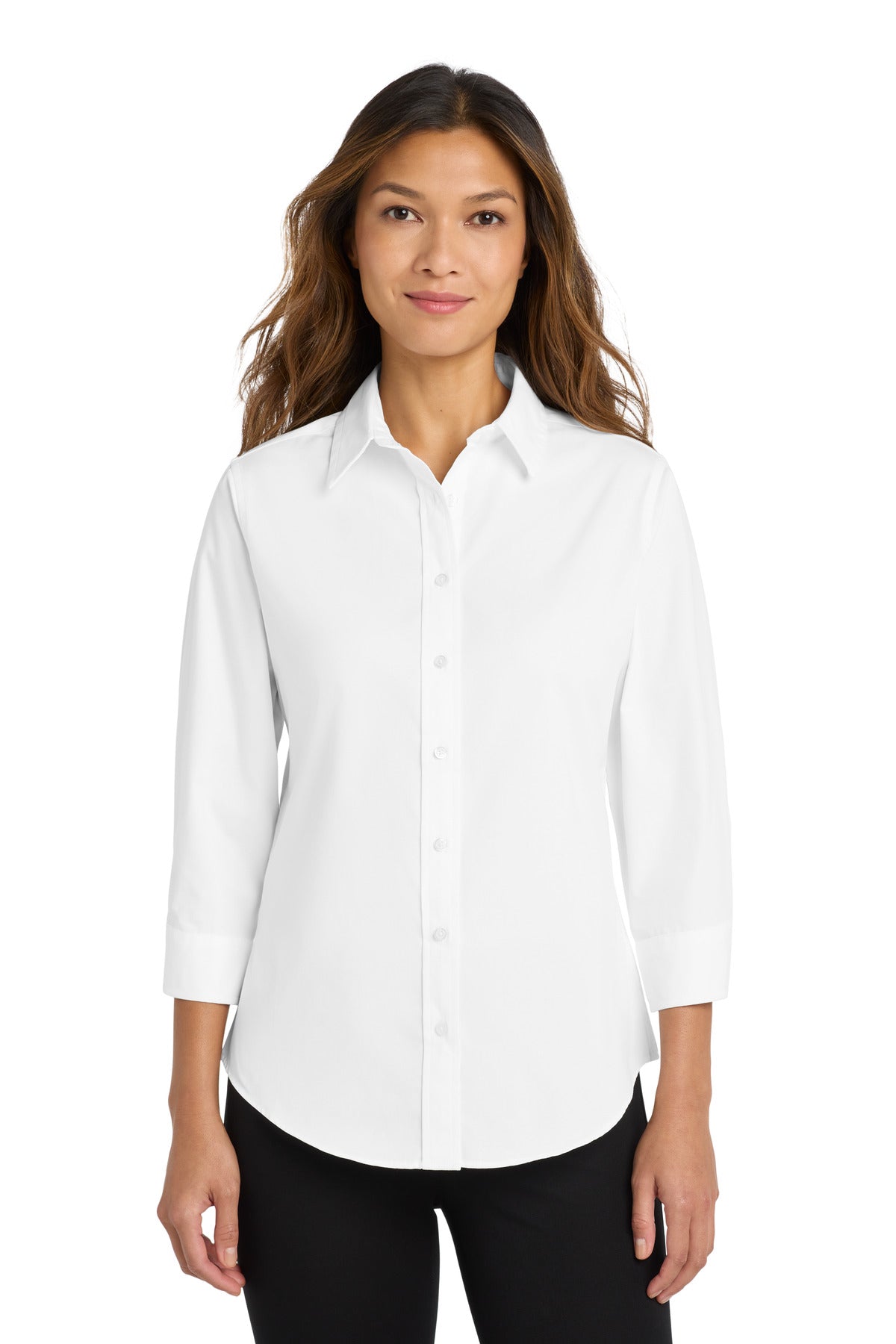 Port Authority® Women's 3/4-Sleeve Easy Care Shirt L612