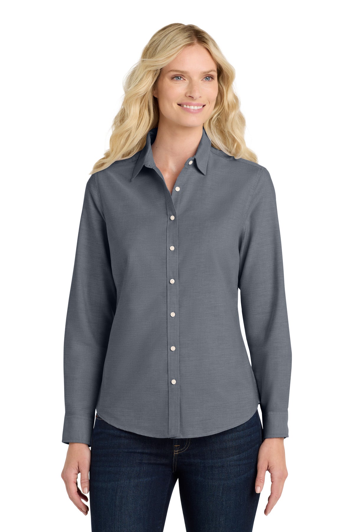 Port Authority® Women's SuperPro Oxford Shirt L658