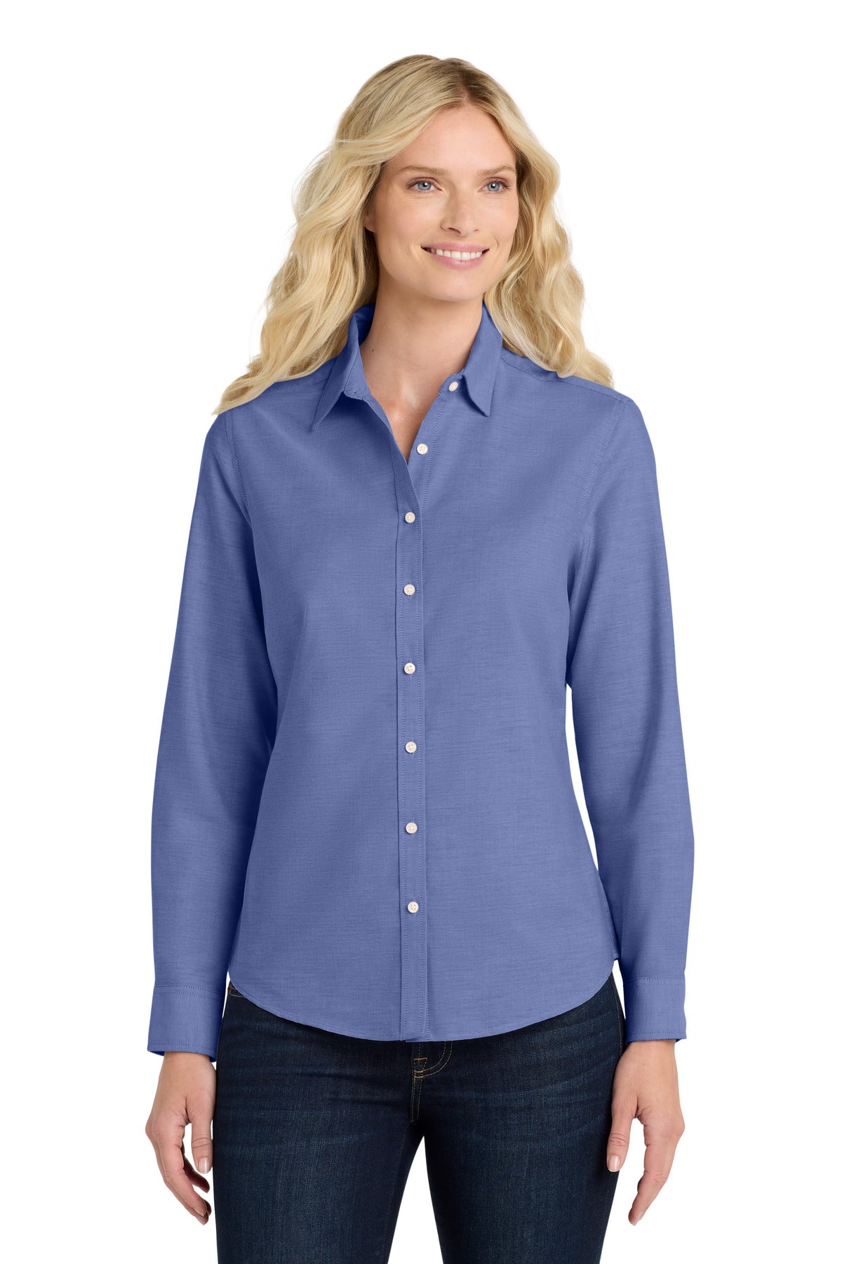 Port Authority® Women's SuperPro Oxford Shirt L658