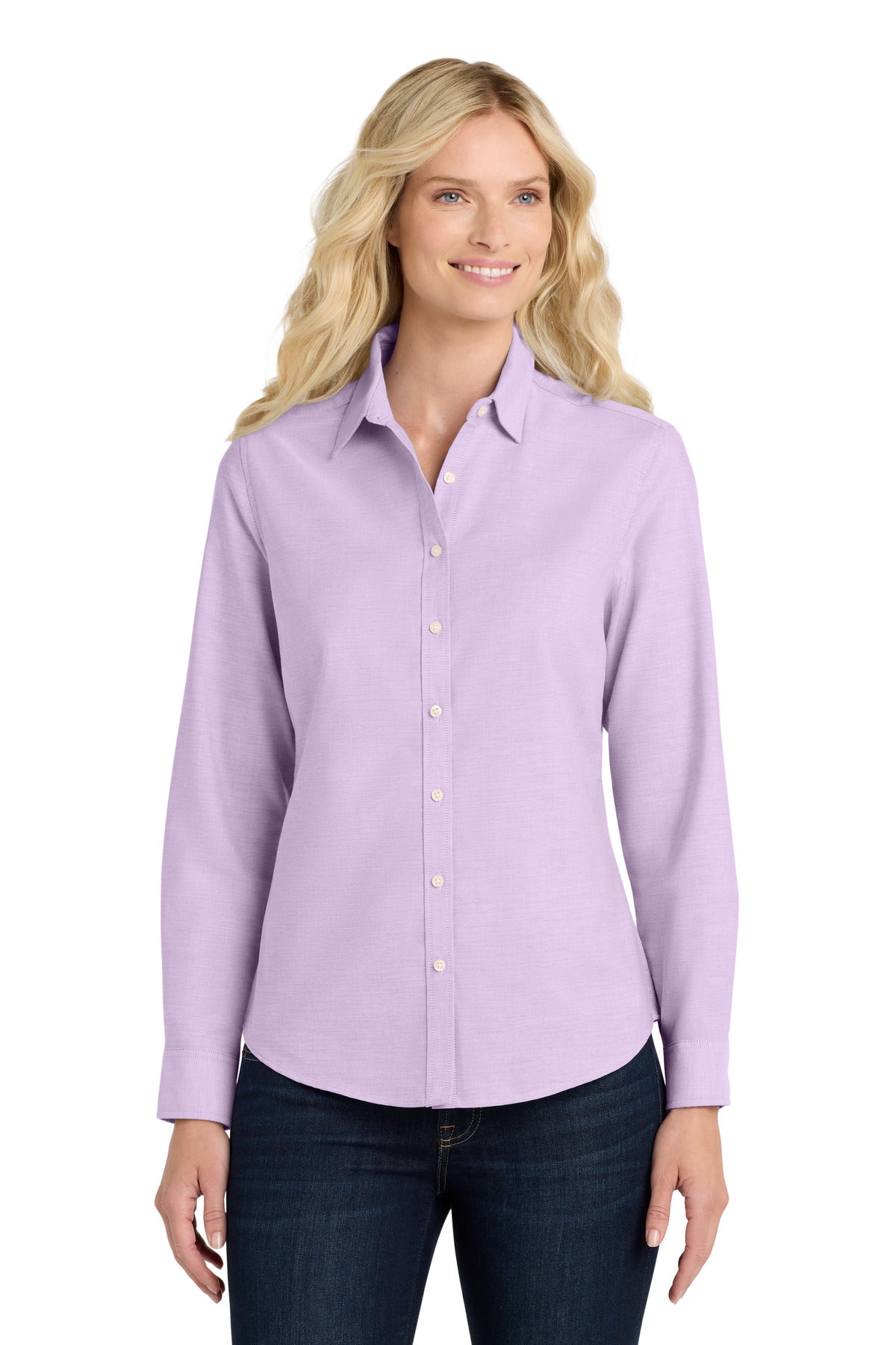 Port Authority® Women's SuperPro Oxford Shirt L658
