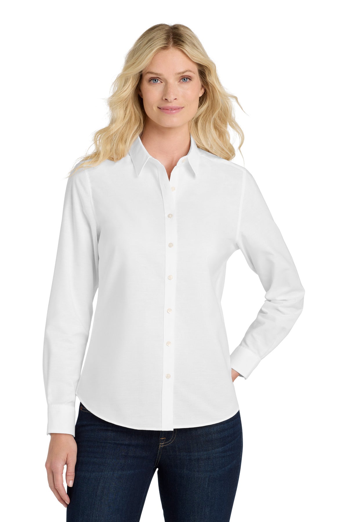 Port Authority® Women's SuperPro Oxford Shirt L658