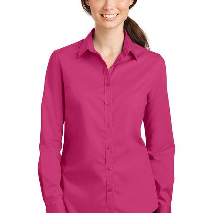 Port Authority ® Women's SuperPro   Twill Shirt. L663
