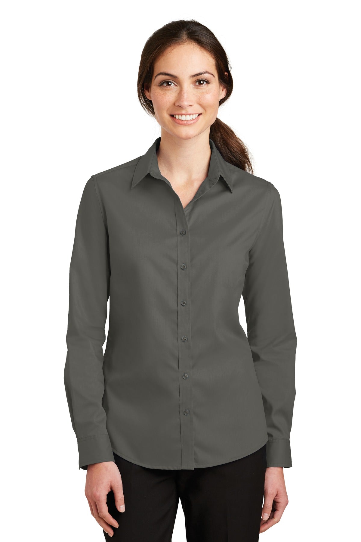 Port Authority® Women's SuperPro Twill Shirt L663