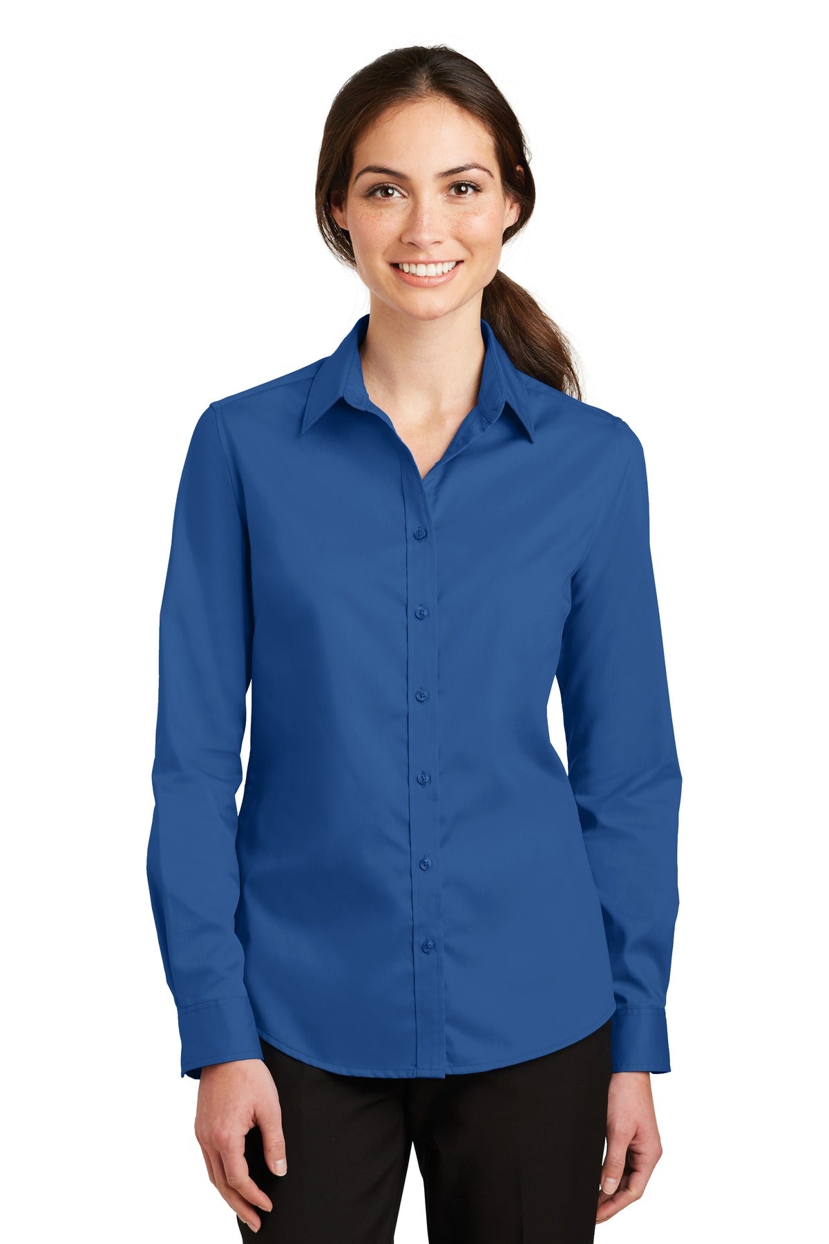 Port Authority® Women's SuperPro Twill Shirt L663