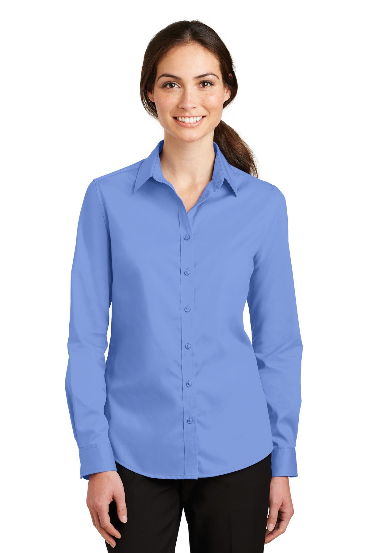 Port Authority® Women's SuperPro Twill Shirt L663