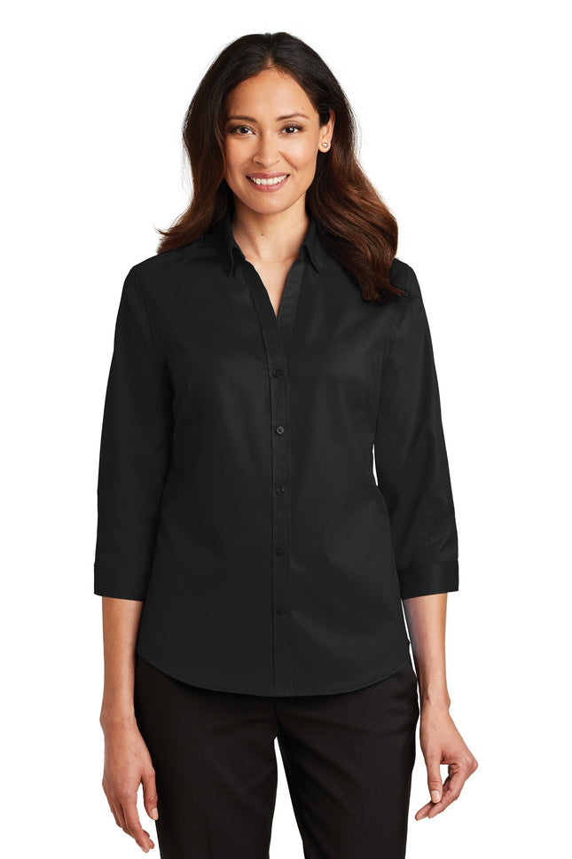 Port Authority ® Women's 3/4-Sleeve SuperPro   Twill Shirt. L665