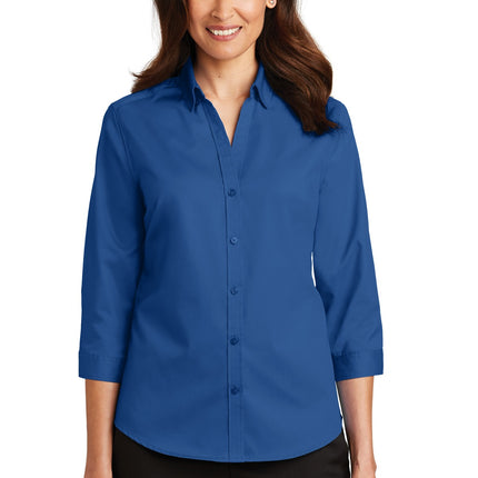 Port Authority ® Women's 3/4-Sleeve SuperPro   Twill Shirt. L665