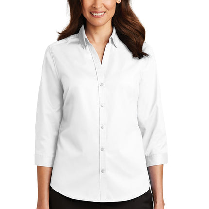 Port Authority ® Women's 3/4-Sleeve SuperPro   Twill Shirt. L665