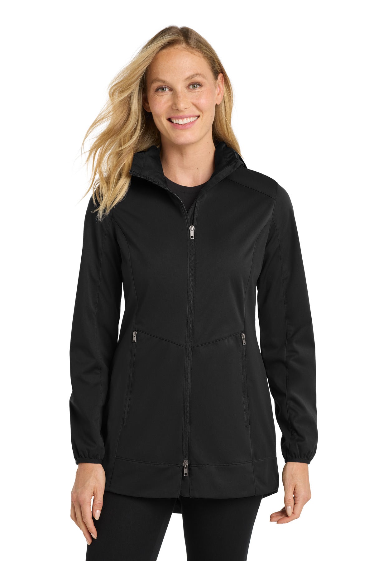 Port Authority® Women's Active Hooded Soft Shell Jacket L719