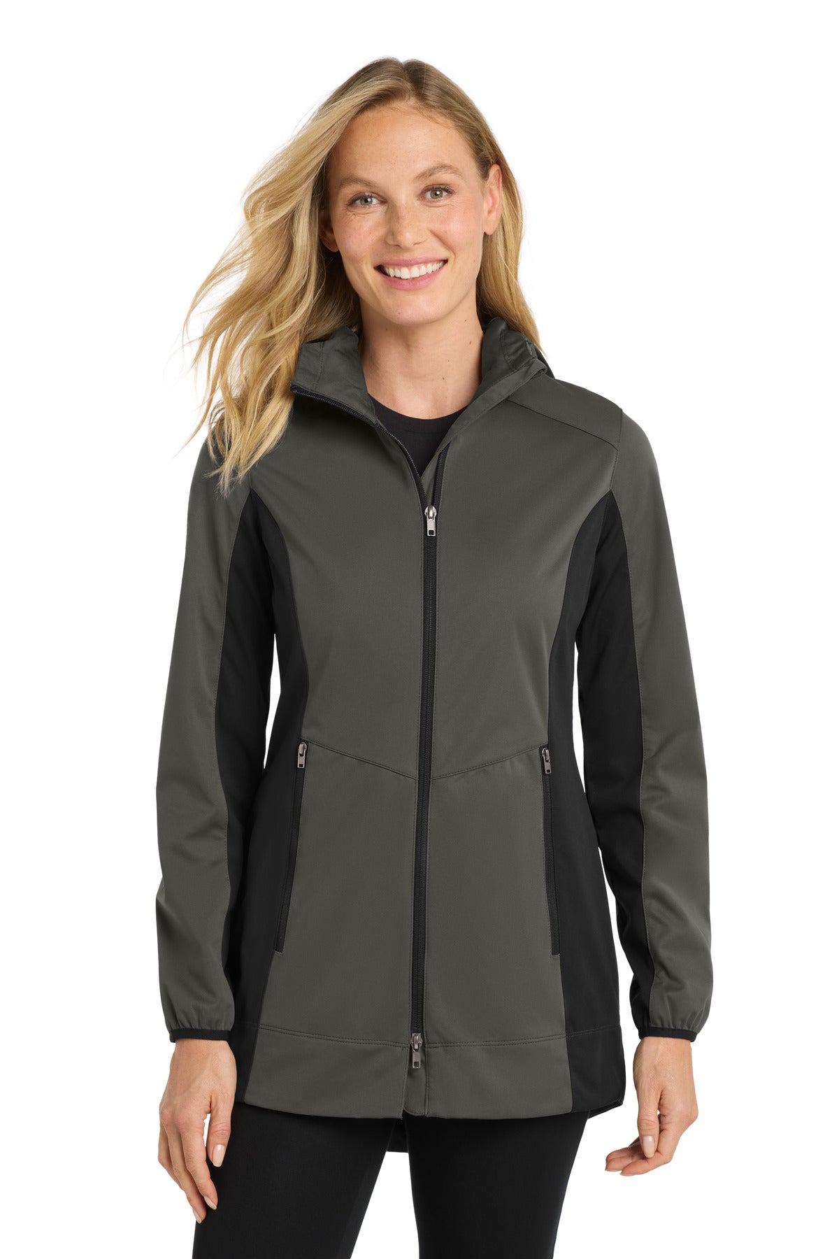Port Authority® Women's Active Hooded Soft Shell Jacket L719