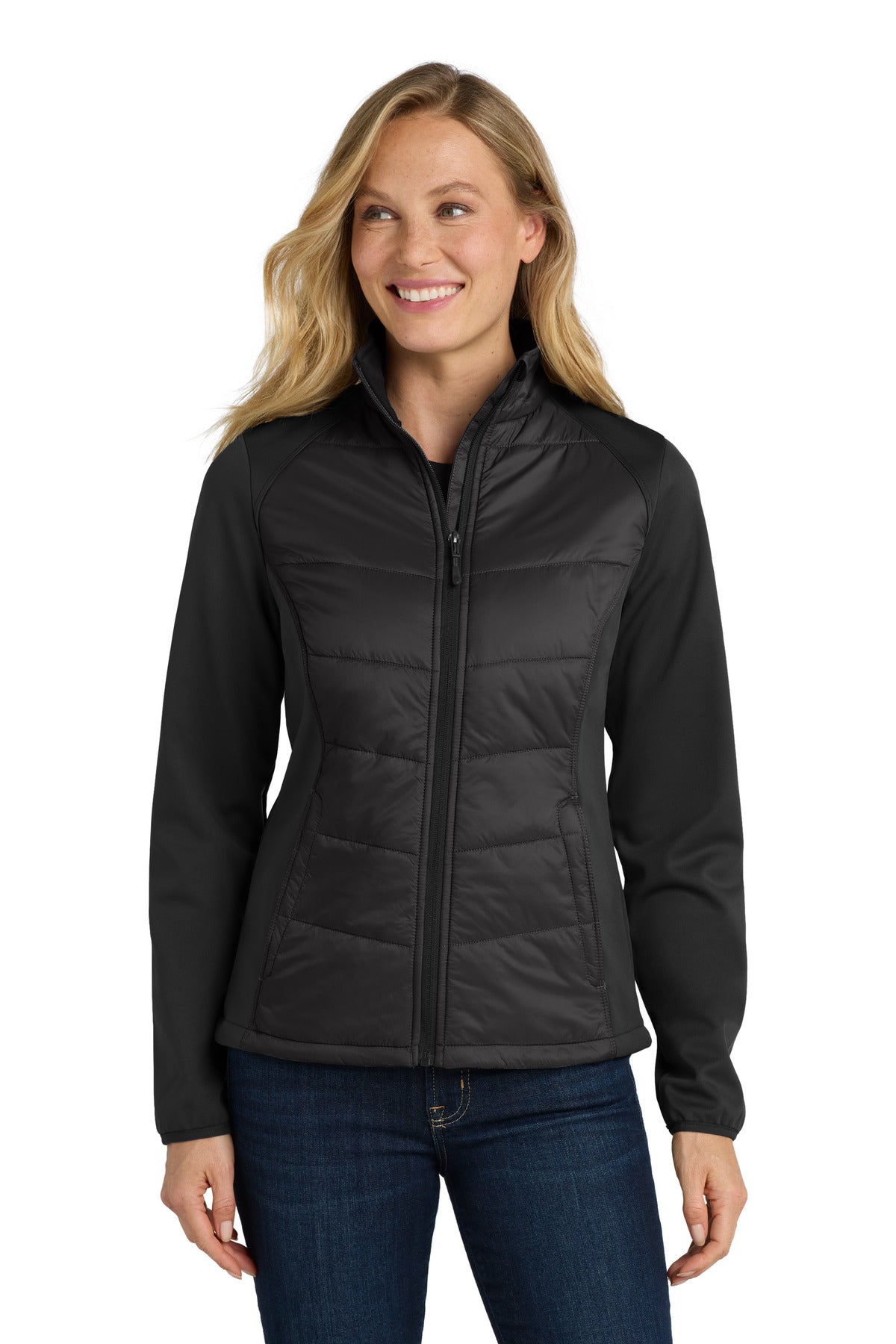 Port Authority® Women's Hybrid Soft Shell Jacket L787