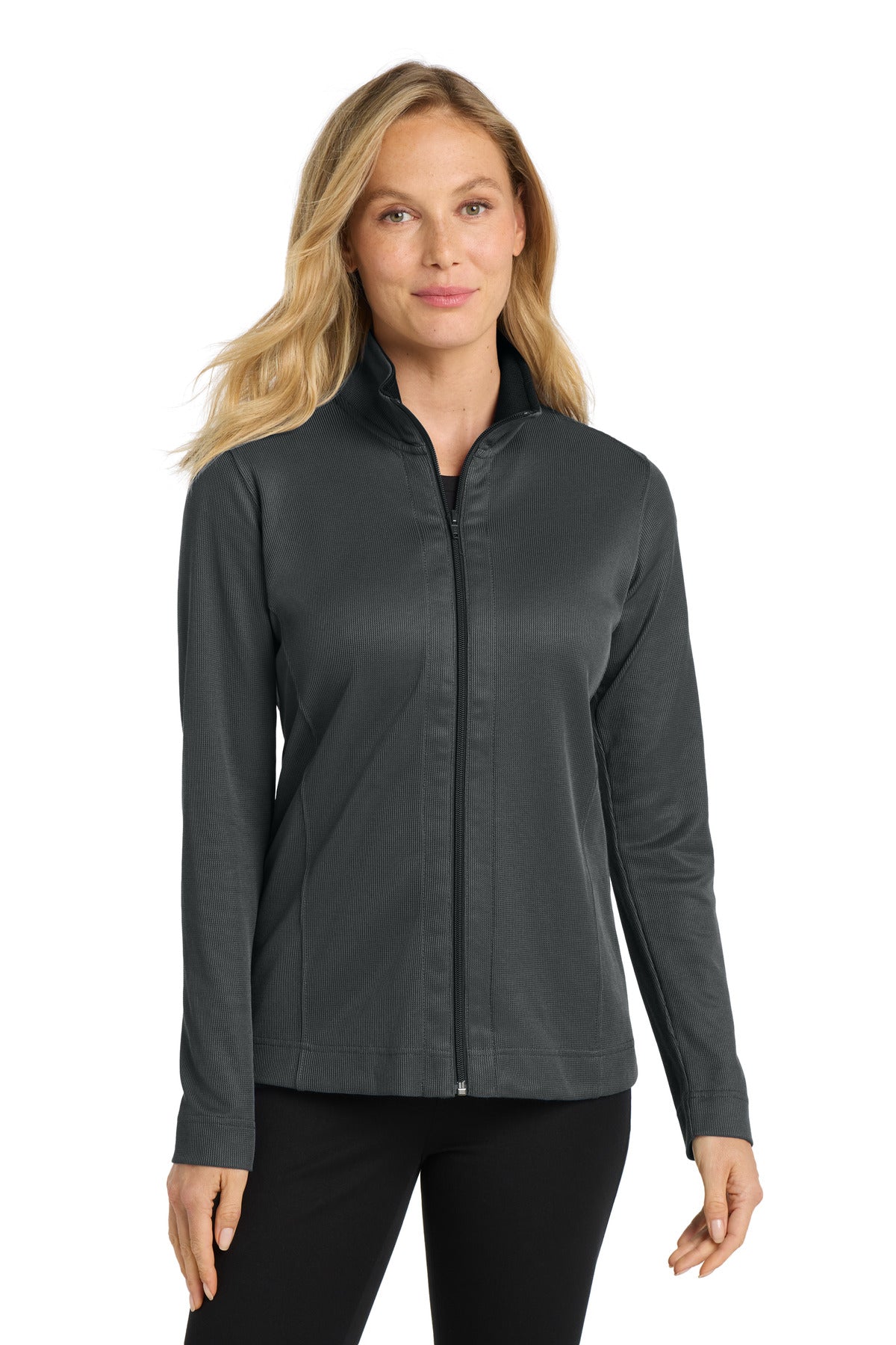 Port Authority® Women's Vertical Texture Full-Zip Jacket L805