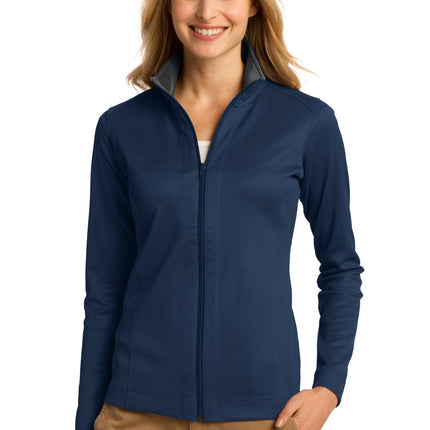 Port Authority ® Women's Vertical Texture Full-Zip Jacket. L805