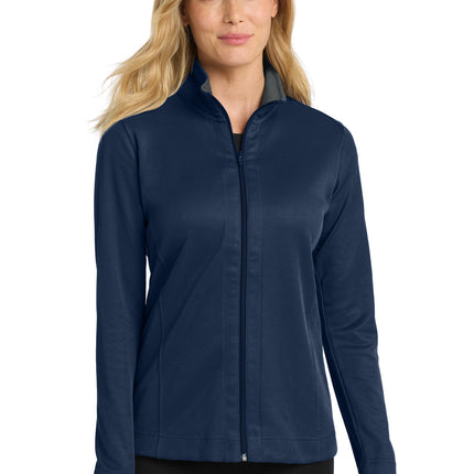 Port Authority ® Women's Vertical Texture Full-Zip Jacket. L805