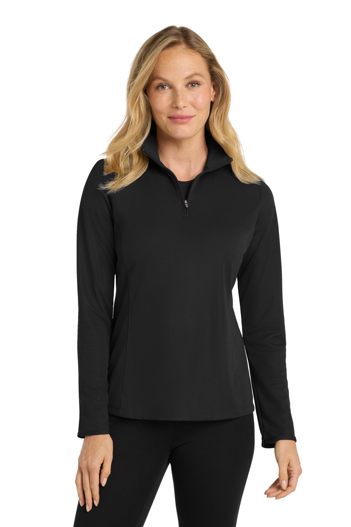 Port Authority® Women's Pinpoint Mesh 1/2-Zip  L806