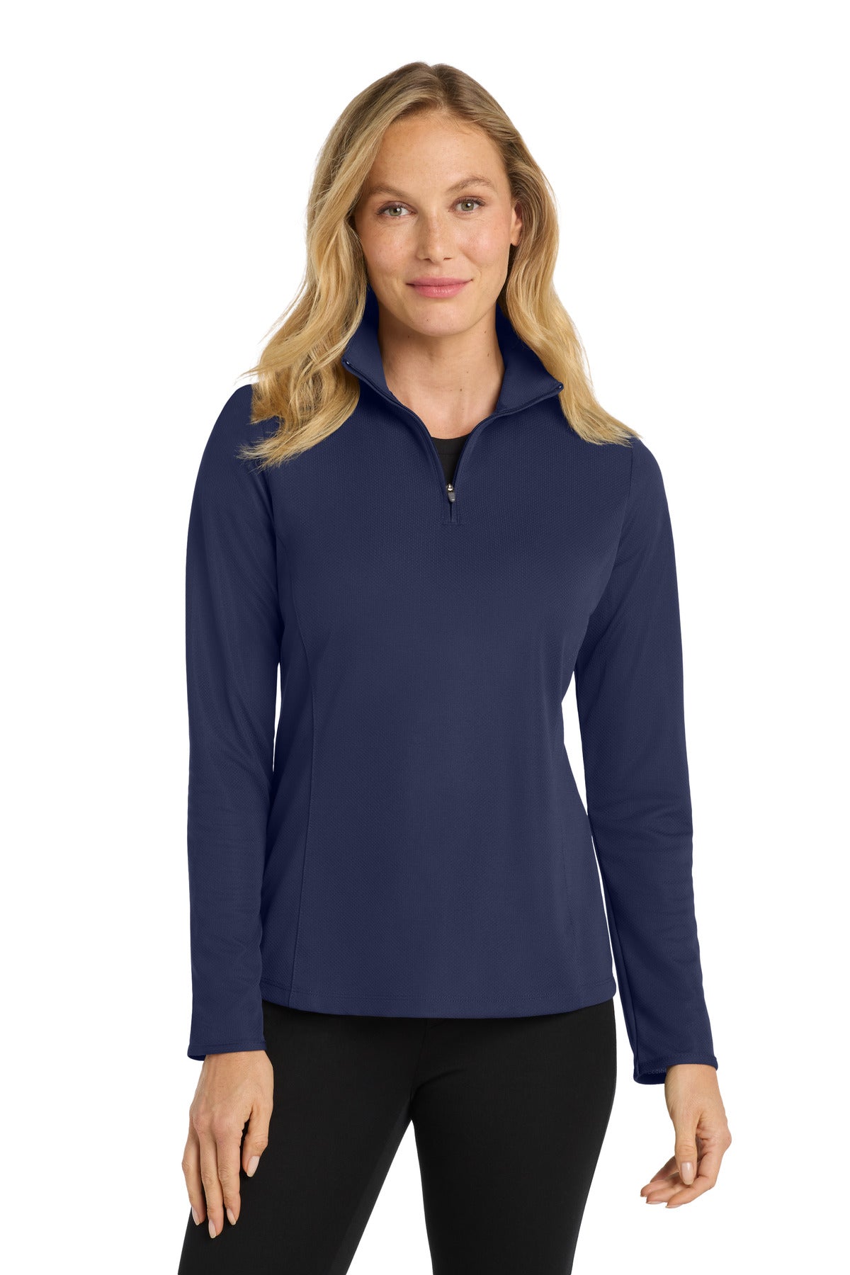 Port Authority® Women's Pinpoint Mesh 1/2-Zip  L806