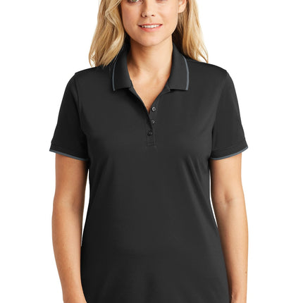 Port Authority ® Women's Dry Zone ® UV Micro-Mesh Tipped Polo. LK111