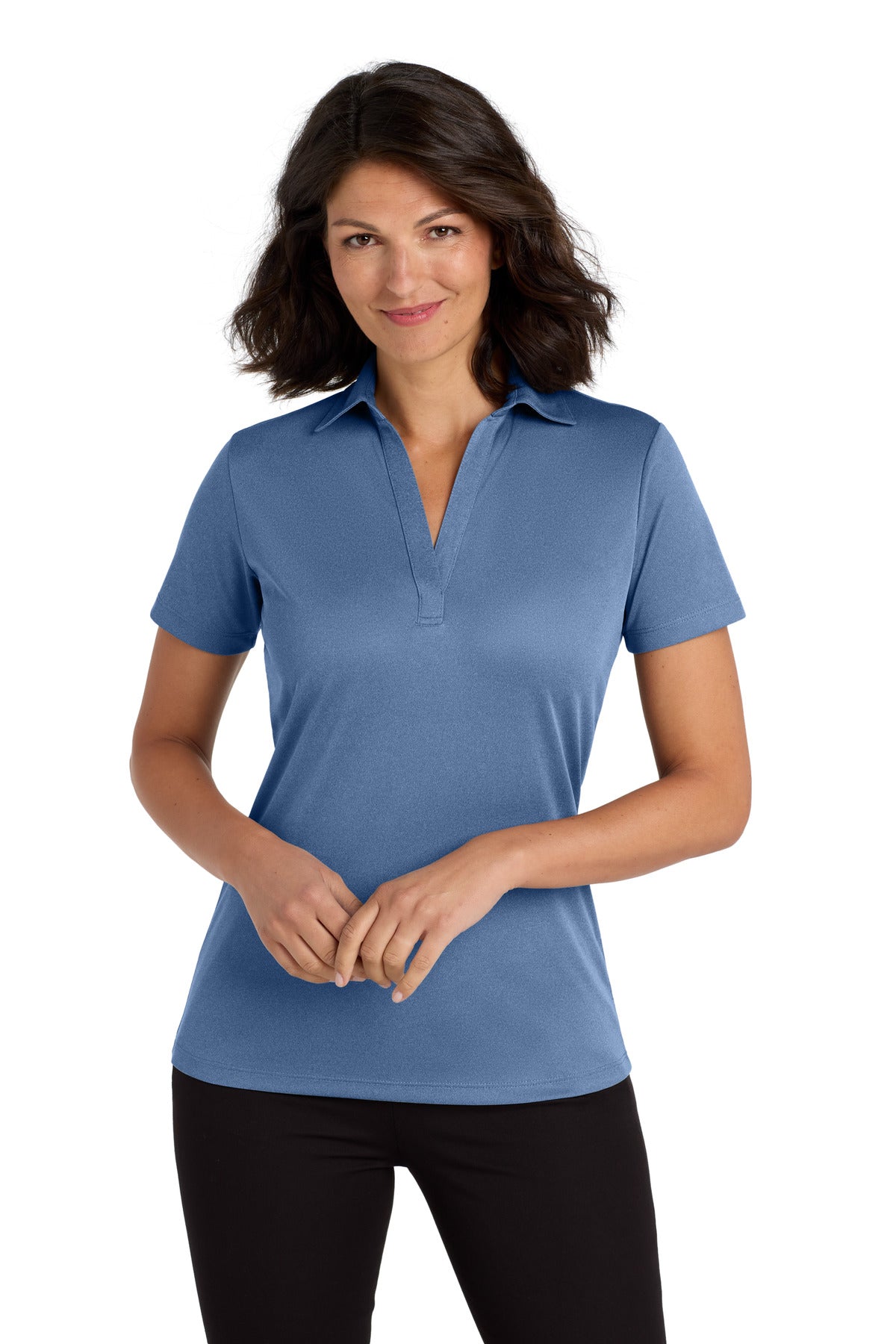 Port Authority  ®  Women's Heathered Silk Touch Performance Polo. LK542
