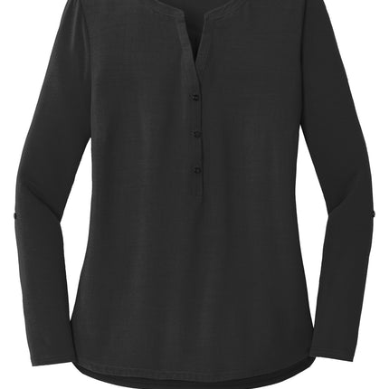 Port Authority ® Women's 3/4-Sleeve SuperPro   Twill Shirt. L665