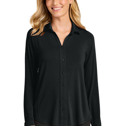 Port Authority ® Women's Luxe Knit Button Tunic LK5602