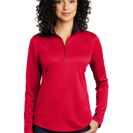 Port Authority  ® Women's Silk Touch    Performance 1/4-Zip LK584