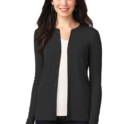 Port Authority ® Women's Concept Stretch Button-Front Cardigan. LM1008