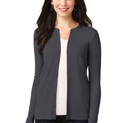 Port Authority ® Women's Concept Stretch Button-Front Cardigan. LM1008