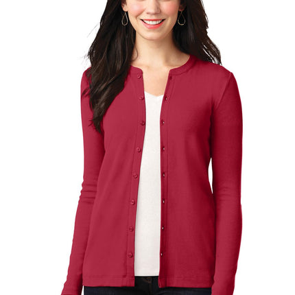 Port Authority ® Women's Concept Stretch Button-Front Cardigan. LM1008