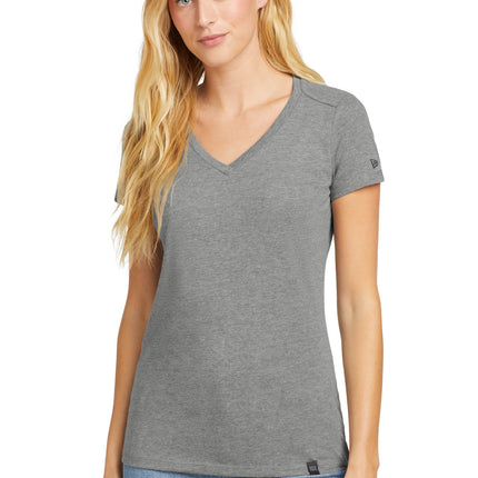 New Era  ® Women's Heritage Blend V-Neck Tee. LNEA101