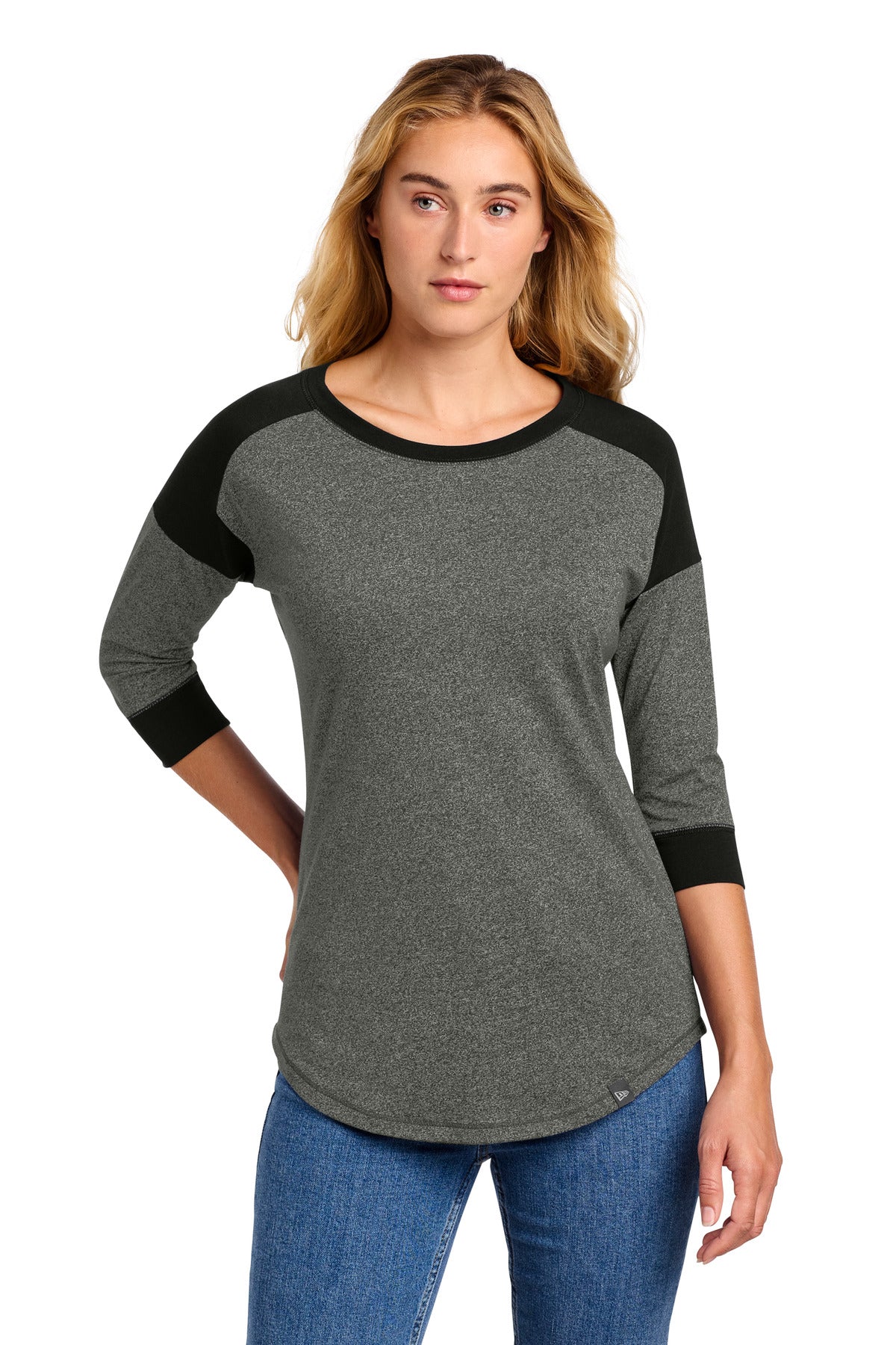 New Era ® Women's Heritage Blend 3/4-Sleeve Baseball Raglan Tee LNEA104