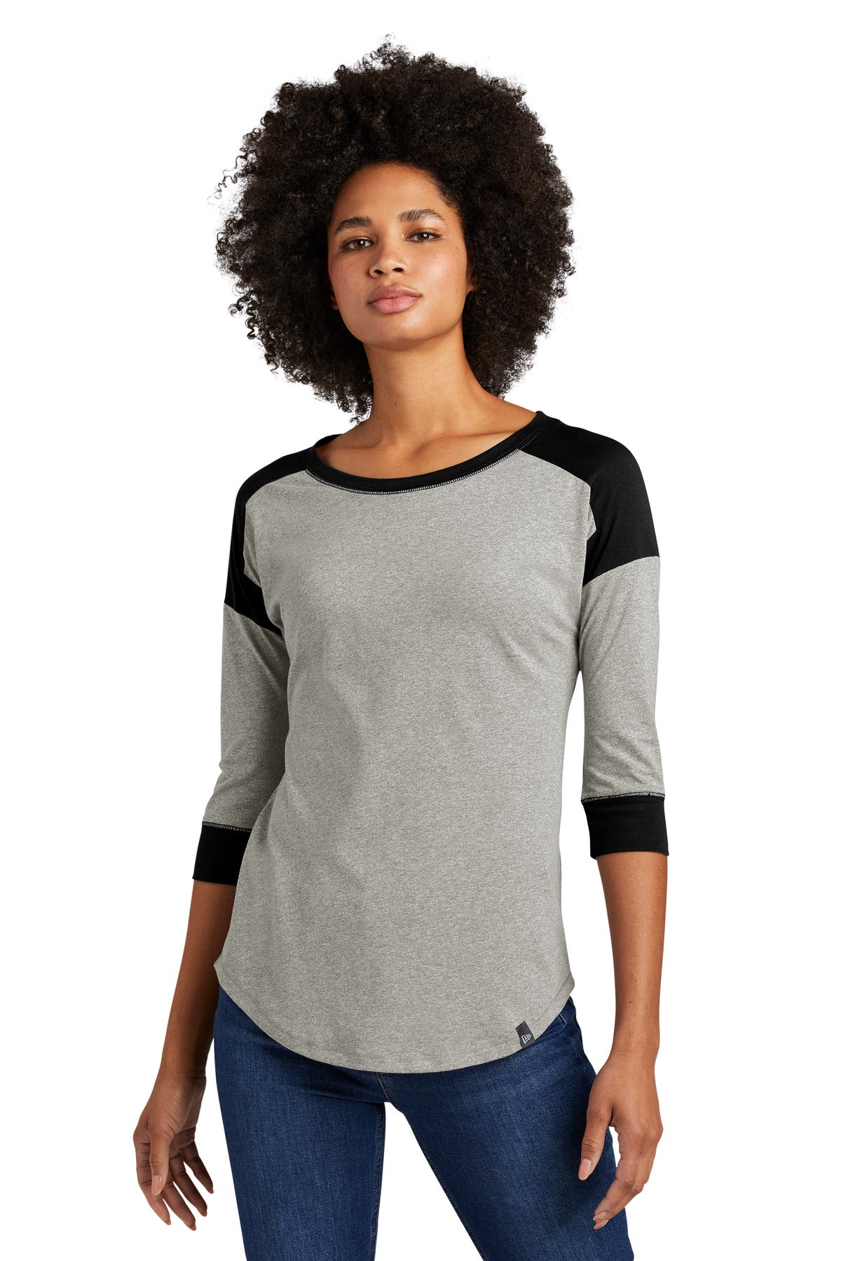 New Era ® Women's Heritage Blend 3/4-Sleeve Baseball Raglan Tee LNEA104