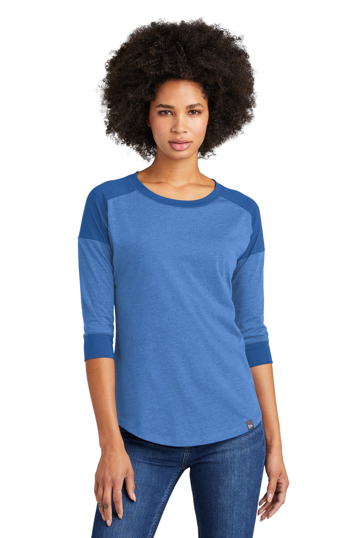 New Era ® Women's Heritage Blend 3/4-Sleeve Baseball Raglan Tee LNEA104