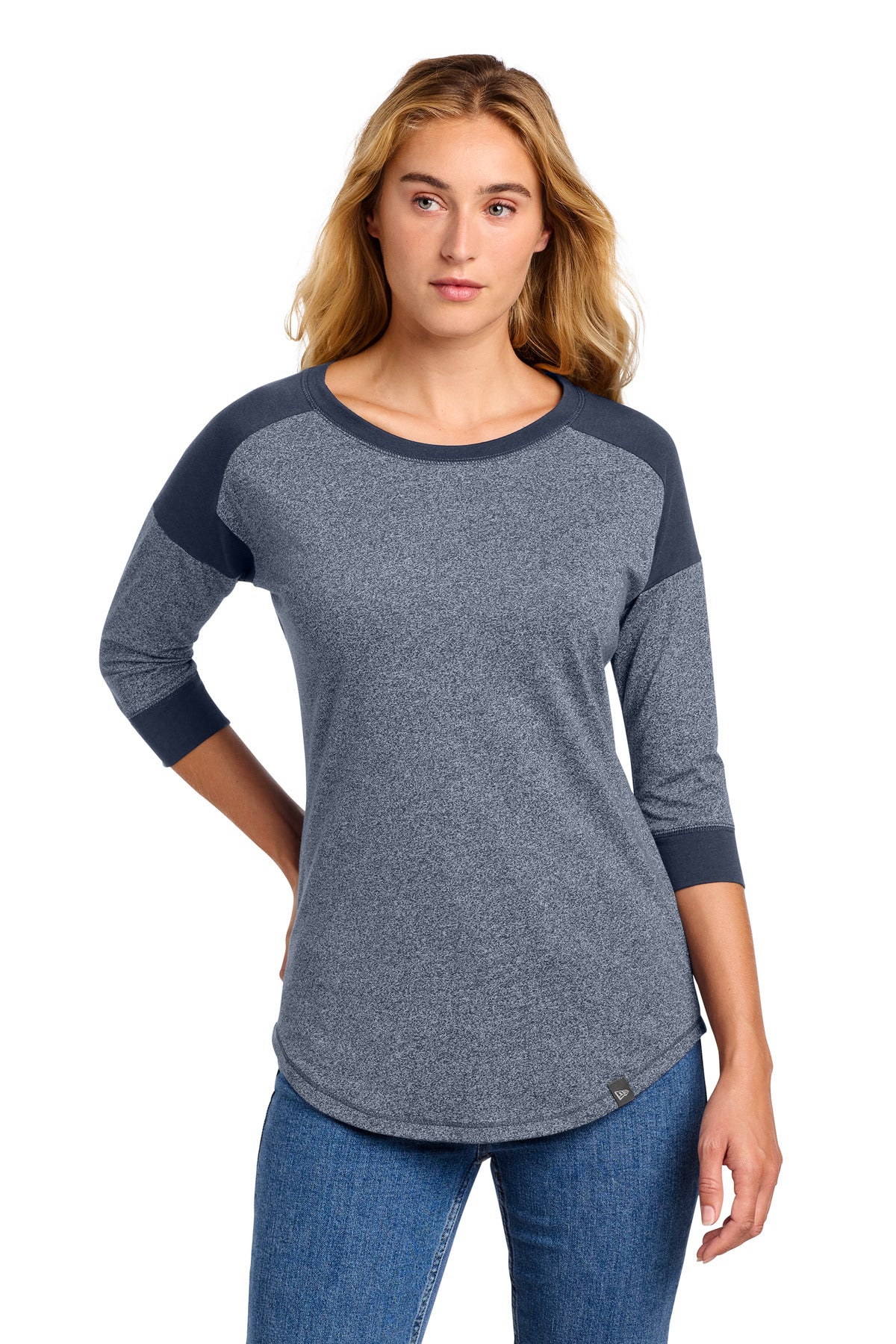 New Era ® Women's Heritage Blend 3/4-Sleeve Baseball Raglan Tee LNEA104
