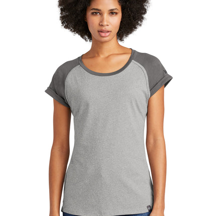 New Era  ® Women's Heritage Blend Varsity Tee. LNEA107