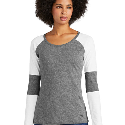 New Era  ® Ladies Tri-Blend Performance Baseball Tee. LNEA132