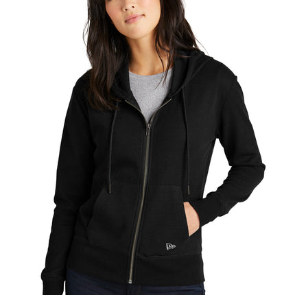 New Era ® Women's Thermal Full-Zip Hoodie LNEA141