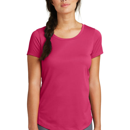 New Era  ®  Women's Series Performance Scoop Tee. LNEA200