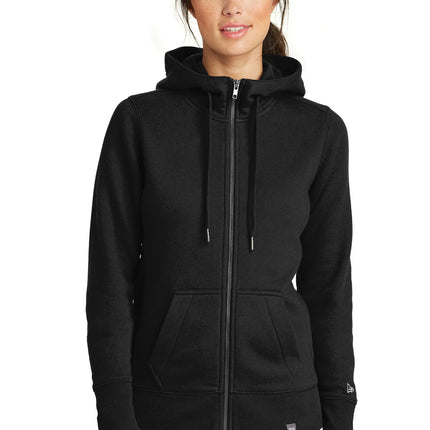 New Era  ® Women's French Terry Full-Zip Hoodie. LNEA502