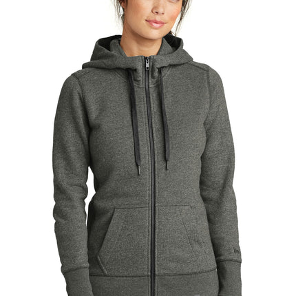 New Era  ® Women's French Terry Full-Zip Hoodie. LNEA502
