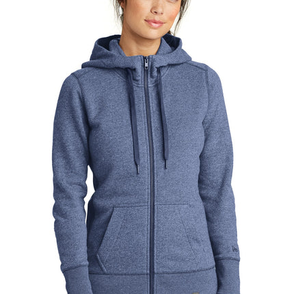 New Era  ® Women's French Terry Full-Zip Hoodie. LNEA502