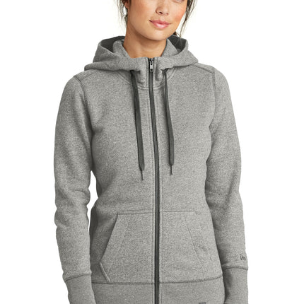 New Era  ® Women's French Terry Full-Zip Hoodie. LNEA502