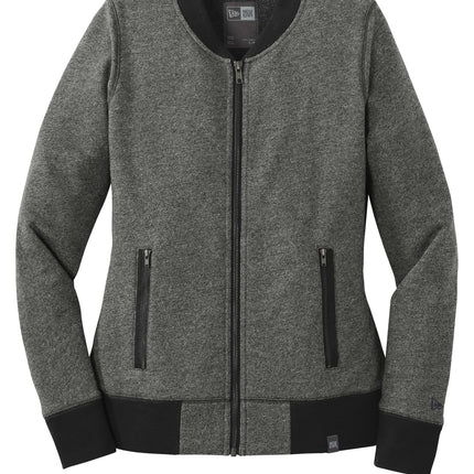 New Era ® Women's French Terry Baseball Full-Zip. LNEA503