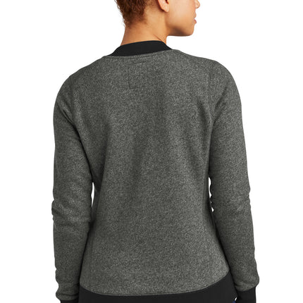 New Era ® Women's French Terry Baseball Full-Zip. LNEA503