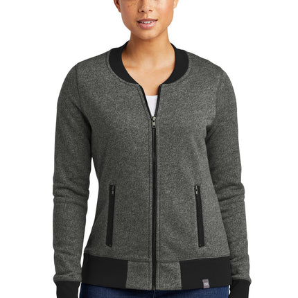 New Era ® Women's French Terry Baseball Full-Zip. LNEA503